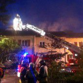 Feuer in Wohnhaus