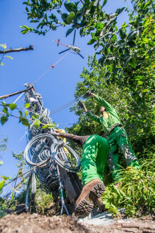 Der Schutz vor Naturgefahren erfordert einen hohen Aufwand. VN/Steurer