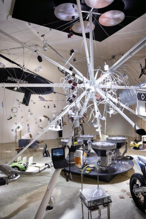 Alpla nimmt mit Kunststoff-Flaschen aus dem innovativen Material PEF an der Designausstellung teil.  Foto: Alpla