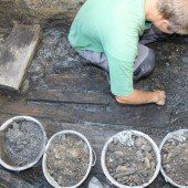 Historischer Fund   nach Wasserrohrbruch