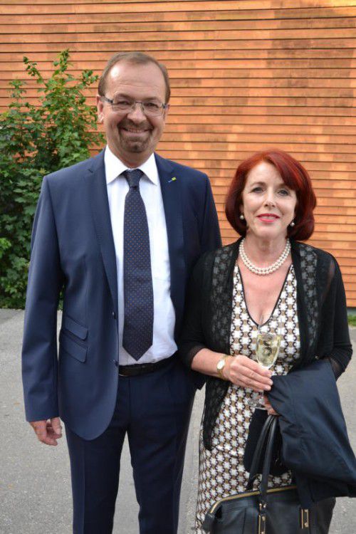 Bürgermeister Rainer Siegele mit Sigrid.