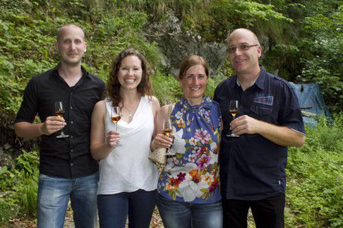 Christoph Gassner, Ginger Turner sowie Ingrid und Roland Loacker (v. l.). Fotos: Franc