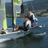 Segler in Kiel beim Europacup
