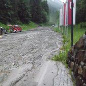 Hochalpenstraße durch Mure teilweise verlegt