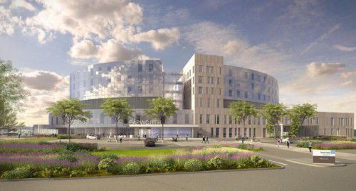 In Großbritannien hat die Röthner Firma Enercret die meisten Kunden: Referenzprojekt New Papworth Hospital in Cambridge
