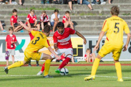 Fußball: FC Dornbirn - Spartak Moskau Dornbirn Birkenwiese