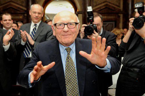 Gerd Bacher im Jänner 2008: Am Samstag ist er kurz vor seinem 
90. Geburtstag verstorben.  FOTO: APA