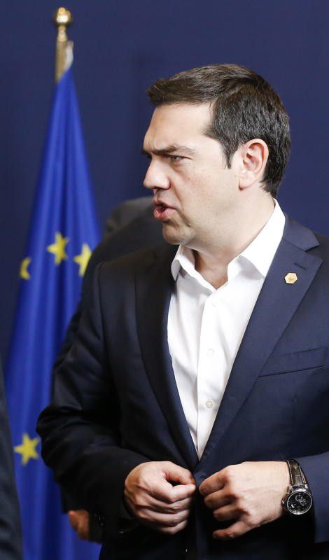 Griechenlands Premier Alexis Tsipras bat Brüssel knapp vor Ende der Frist am Dienstag um ein weiteres Hilfsprogramm für sein Land. FOTO: EPA