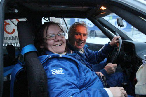 Kurt Adam mit Beifahrerin Gerlinde Krenn. Foto: privat