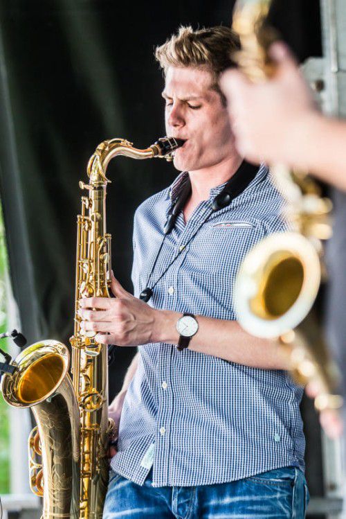 Lukas Morre hat seine Leidenschaft für das Saxofonspielen schon im Alter von acht Jahren entdeckt.