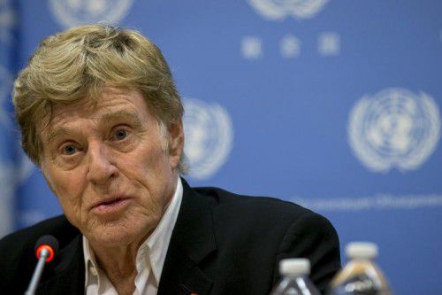 Redford sprach vor den Vereinten Nationen. Foto: Reuters