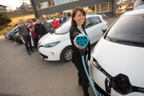 Rund 500 rein elektrisch angetriebene Fahrzeuge sind auf Vorarlbergs Straßen unterwegs. Foto: vn/Hartinger