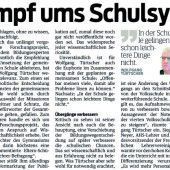 Logik der ­Schulpolitik?