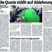 Unzufriedenheit mit Flüchtlings­politik