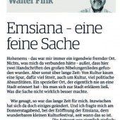 Walter Fink und die Kultur in Hohenems