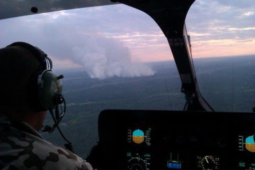 Wie es zu dem Brand kam, war zunächst unklar.  Foto: AP
