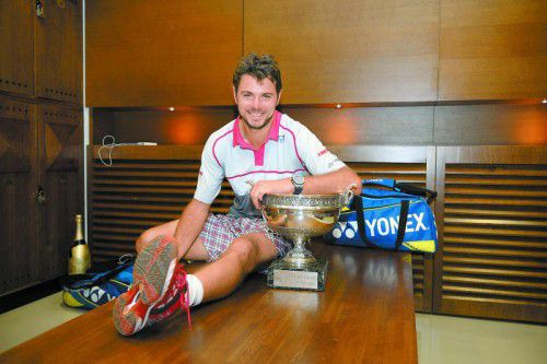 Zweiter Grand-Slam-Titel für Stan Wawrinka – er durchbrach die seit 2005 andauernde Dominanz von Federer, Nadal, Murray und Djokovic. Foto: ap
