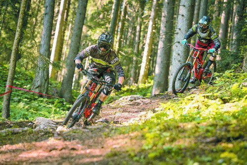 Am Wochenende findet erstmals ein Nachwuchs-Downhillrennen im Bikepark Brandnertal statt.
