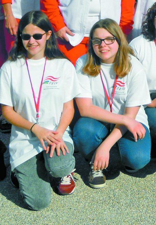 Anna-Sophie Thöny (l.) und Suzanna Sedlackova. Foto: Privat