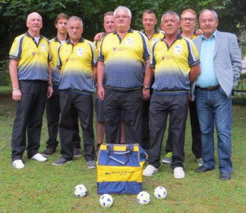 Das Meisterteam des BC Hard in der Boccia-Bundesliga. Foto: Privat
