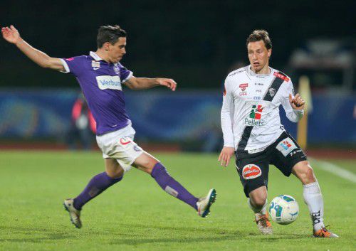 Der Bregenzer Dario Baldauf trifft heute mit seinem Klub Wolfsberger AC im Rahmen der Europa-League-Quali auf Borussia Dortmund.