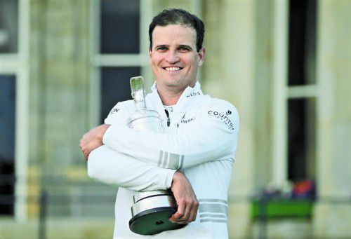 Der „Claret Jug“ war die Belohnung: Zach Johnson.
