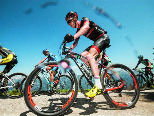 Der Dornbirner Bikeprofi Daniel Geismayr geht auf der M3-Strecke über 130 Kilometer und 4500 Höhenmeter an den Start.