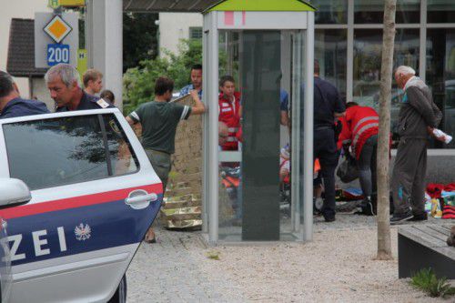 Der Schwerverletzte musste nach der Notversorgung vor Ort ins Spital geflogen werden.