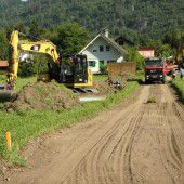 In Stallehr sind die Bagger aufgefahren
