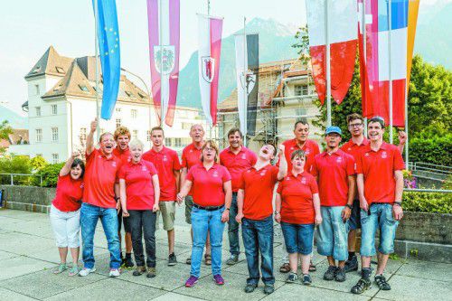 Die Vorarlberger Sportler bei den Special Olympics Welt-Sommerspielen in Los Angeles. Insgesamt ist das Ländle mit einem 31-köpfigen Team von Sportlern, Unified-Partnern und Trainern vertreten.