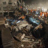 Schuhfabrik eingestürzt