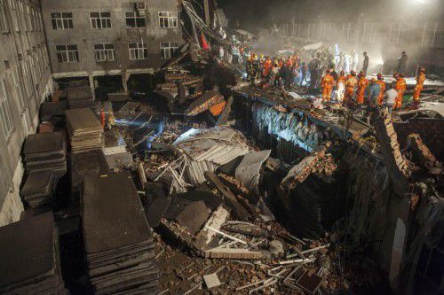Elf Menschen sind bei dem Unglück ums Leben gekommen.  Foto: AP