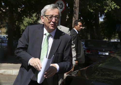 EU-Kommissionspräsident Juncker in Zypern.