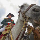 Napoleon vor der Schlacht von Waterloo