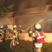 Feuer in Dornbirner Tischlerei