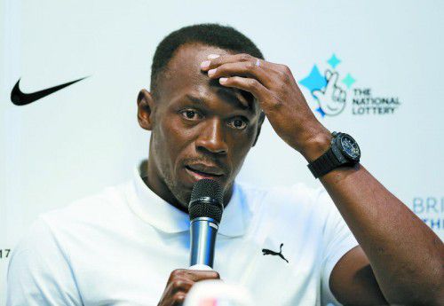 Formüberprüfung heute in London: Usain Bolt.