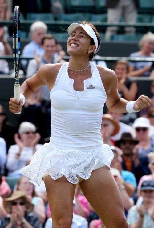 Garbine Muguruza gewann gegen Timea Bacsinszky und steht erstmals bei einem Tennis-Grand-Slam-Turnier unter den letzten vier. Foto: ap