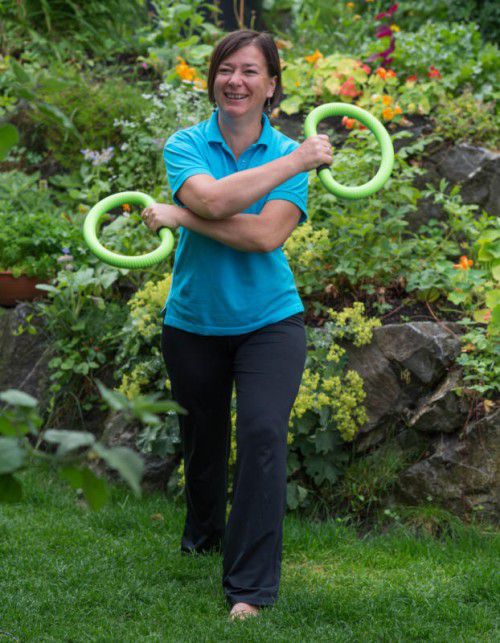 Karin Mattivi will ihren Kunden vor allem Freude an der Bewegung vermitteln. Foto: D. Stiplovsek