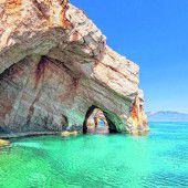 Blaue Grotten vor Zakynthos