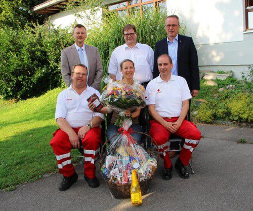 Oben v. l. n. r.: Direktor Peter Fraunberger, Arno Gächter, Mag. Franz Rous, unten v. l. n. r.: Toni Amann, Andrea Klien, Thomas Maierhofer.