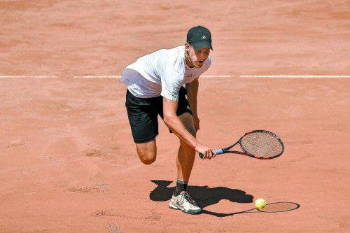 Ohne Probleme beim Startspiel in Gstaad: Dominic Thiem.