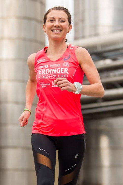 Sabine Reiner bereitet sich auf den Marathon Berlin vor.