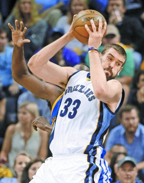 Spanien-Star Marc Gasol bleibt ein Grizzly. Foto: ap