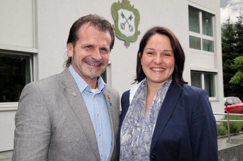 Teamwork zwischen Stand und Land: Bgm. Herbert Bitschnau und die LAbg. Monika Vonier.