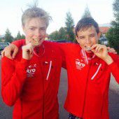Wimmer und Pauger mit Gold und Silber