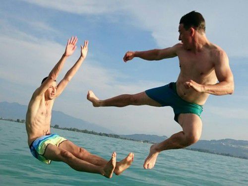 Als "Kampf um den Bodensee" hat Pascal Zäch diesen Schnappschuss betitelt.