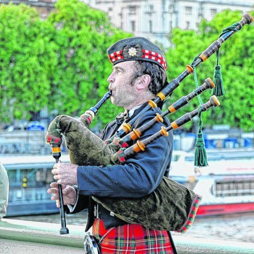 Das Nationalinstrument Schottlands: der Dudelsack.
