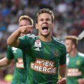 Schaub schoss Rapid mit Double ins CL-Play-off