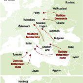 Chronologie. Flüchtlingstragödien auf dem Landweg