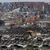 Tianjin: Giftige Stoffe werden beseitigt